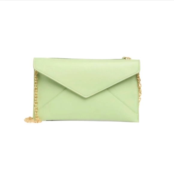 Rebecca Minkoff Leo Wallet on a Chain in Mint